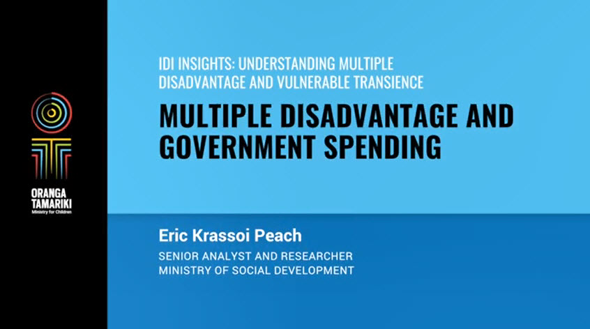 Multiple disadvantage and government spending screenshot