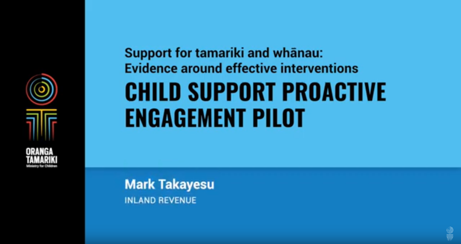 Screenshot - Child Support Proactive Engagement pilot