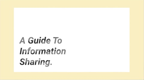 A guide to information sharing - part two (video thumbnail)