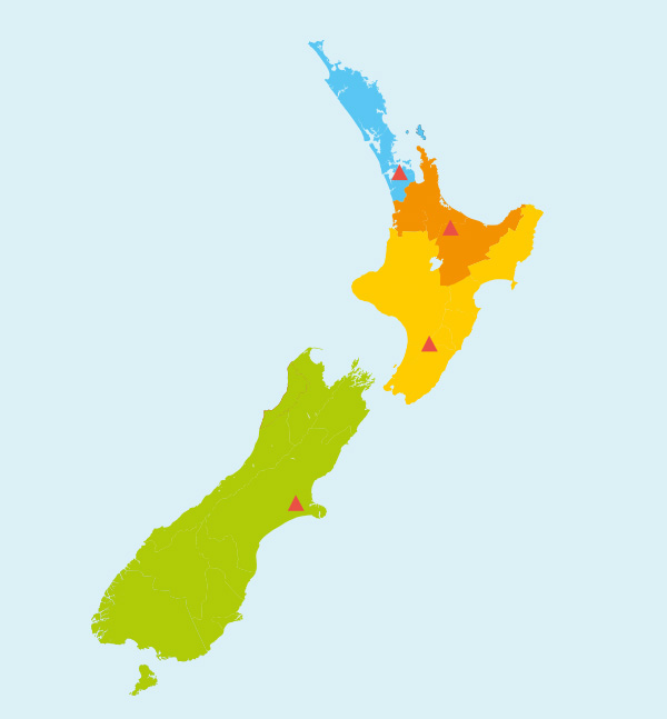 Youth Justice residences map